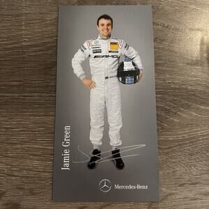 Jamie Green Printed Auto 2011 Mercedes DTM Limited Long Card RARE Item